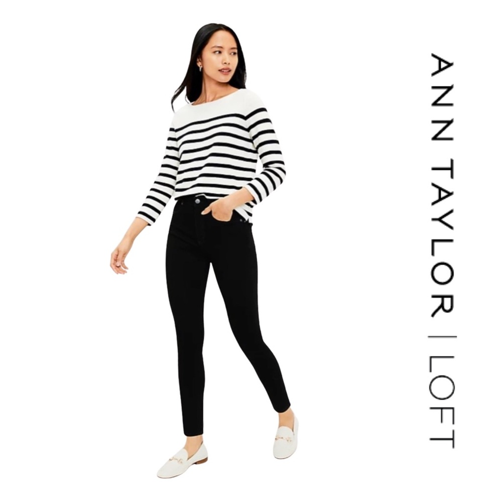 NWT! | Ann Taylor LOFT | High Rise Jeans | Black  💕🛍️☀️
